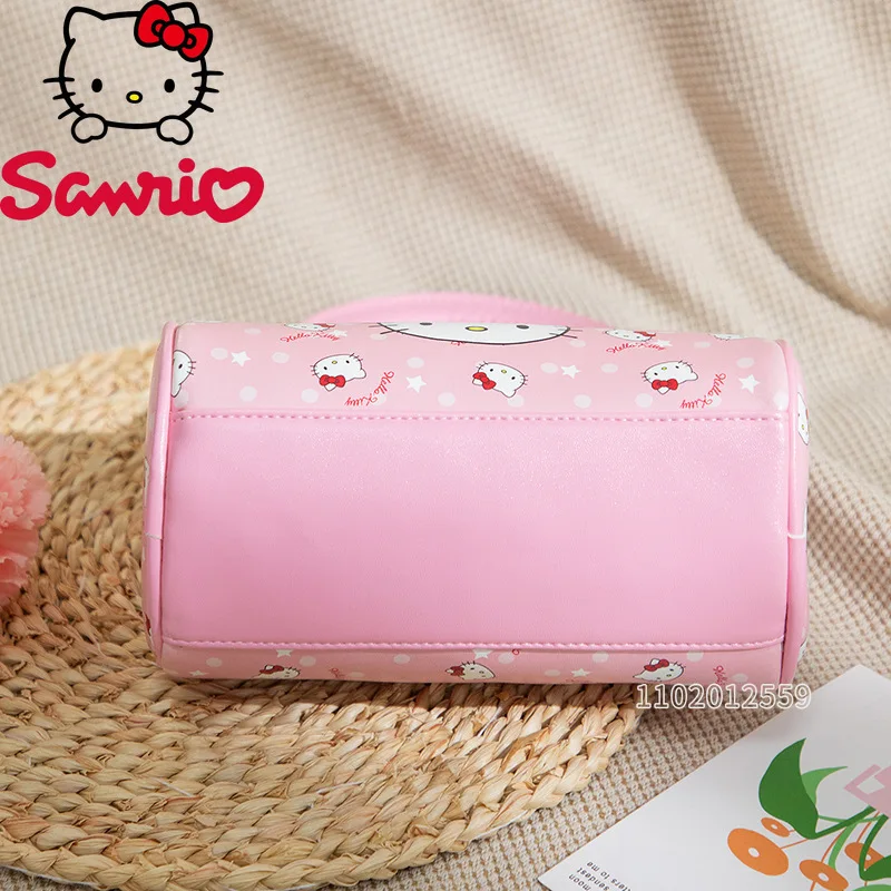 Sanrio hello kitty novas meninas bolsa dos desenhos animados bonito mini meninas ombro saco do mensageiro moda tendência meninas saco de alta qualidade