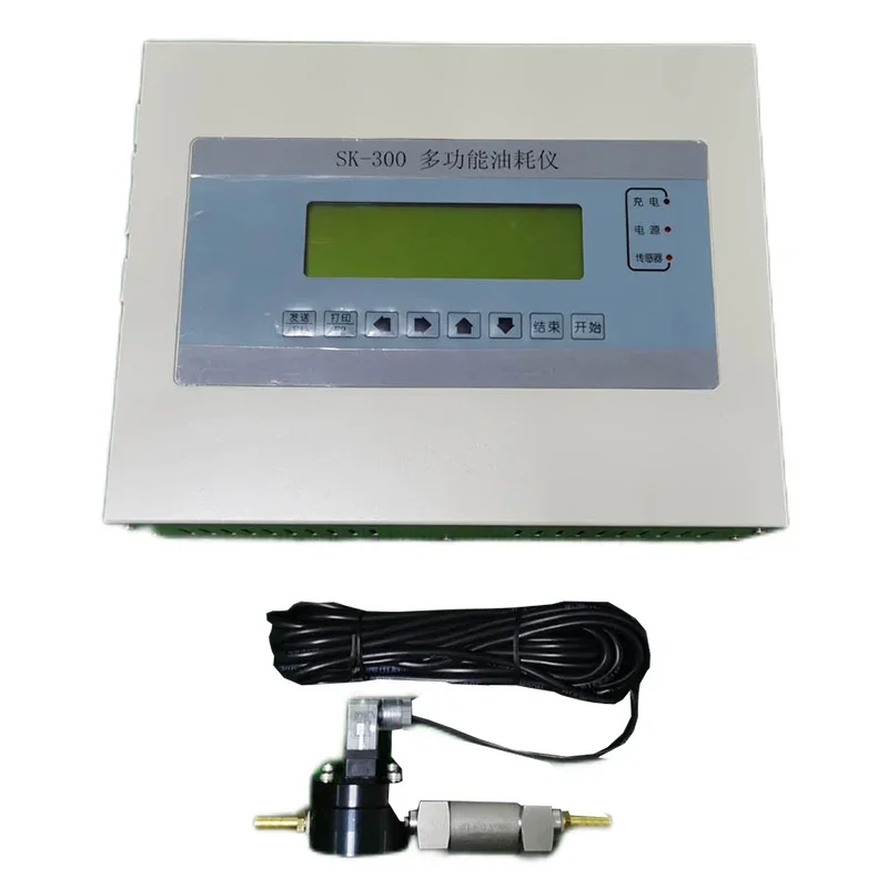 SK-300 multi-function fuel consumption meter with single-channel sensor to test automobile fuel economy performance