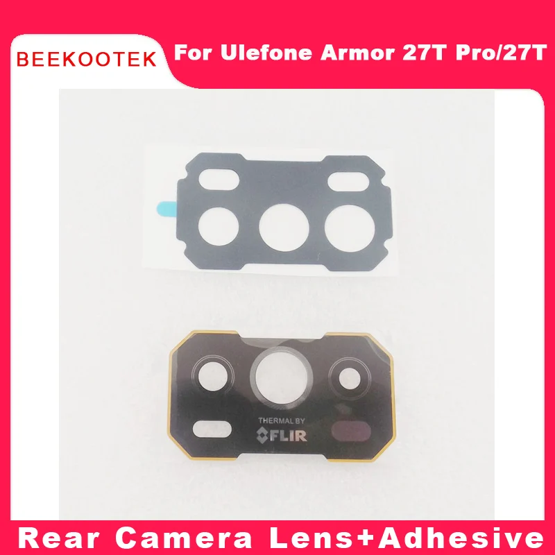 

New Original Ulefone Armor 27T Pro Rear Camera Lens Back Camera Lens Glass Cover With Adhesive For Ulefone Armor 27T Smart Phone