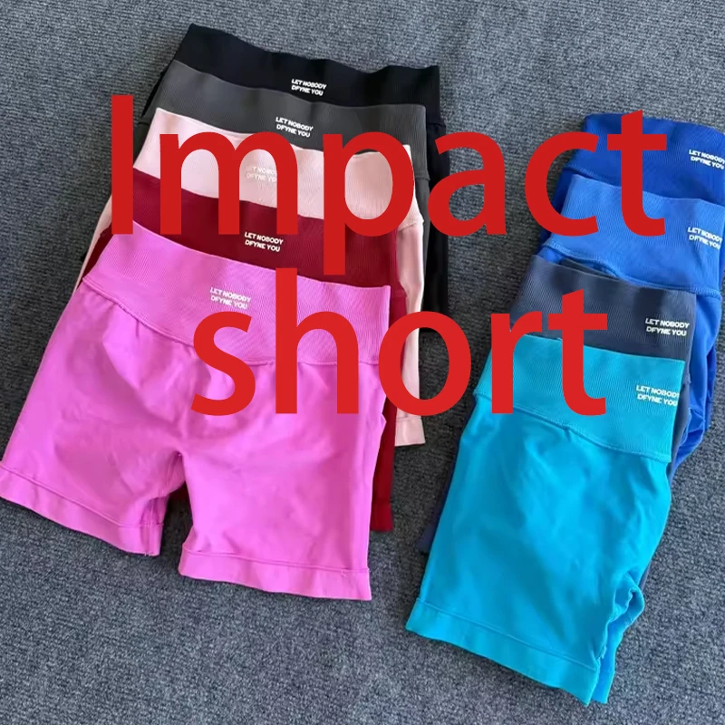 

Ударные шорты для йоги, спортивные леггинсы, брюки с высокой подтяжкой ягодиц, бесшовные летние женские карманные штаны для йоги, высокоэластичные шорты для тренировок