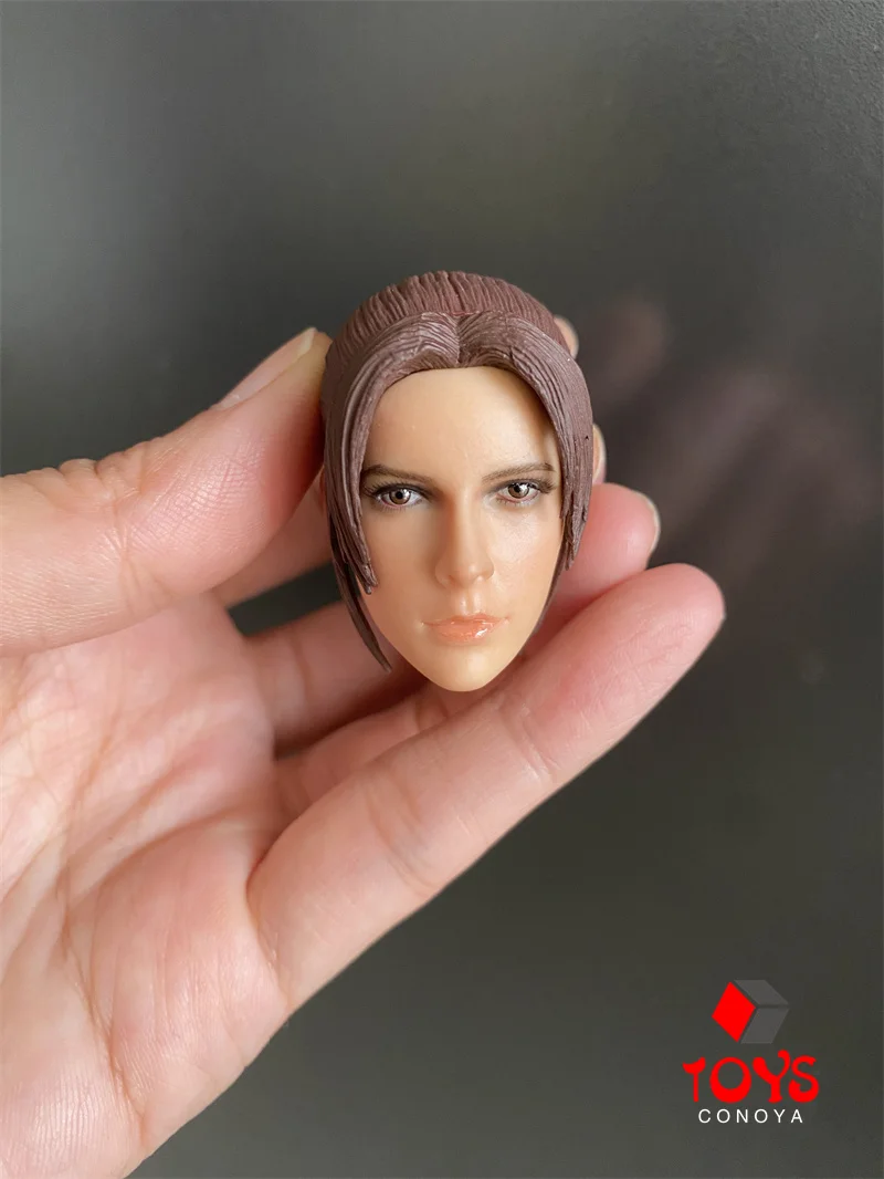 【2025 Q1】1/6 Scale Claire Redfield Head Sculpt PVC Head Carving Model Fit 12'' Female Soldier Action Figure Body