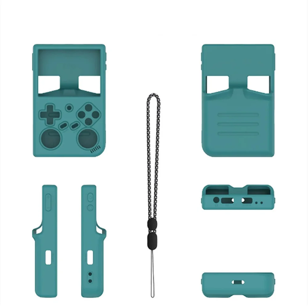 Para anbernic rg 35xxpro console de jogo capa protetora retro handheld console de jogo silicone à prova de choque capa protetora