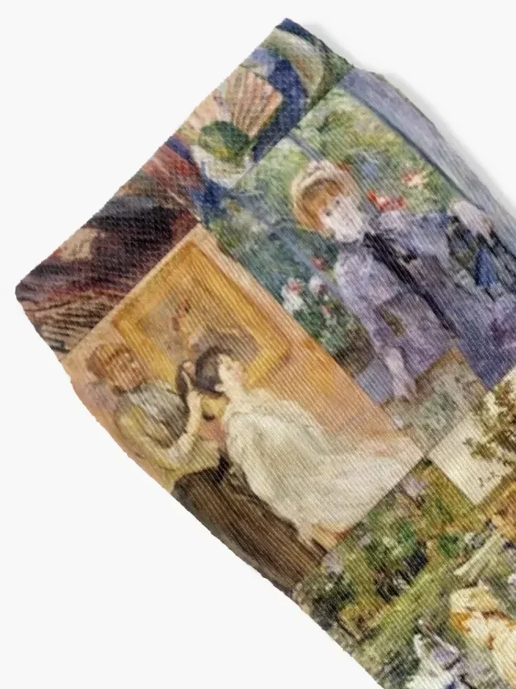 Berthe Morisot Socks Non-slip happy with print Lots Men Socks Luxury Brand Women's