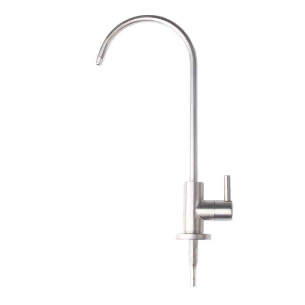 Space Saving Kitchen Faucet Stainless Steel Faucet Dual Water Faucet Compact Space-saving Design Easy Installation Process