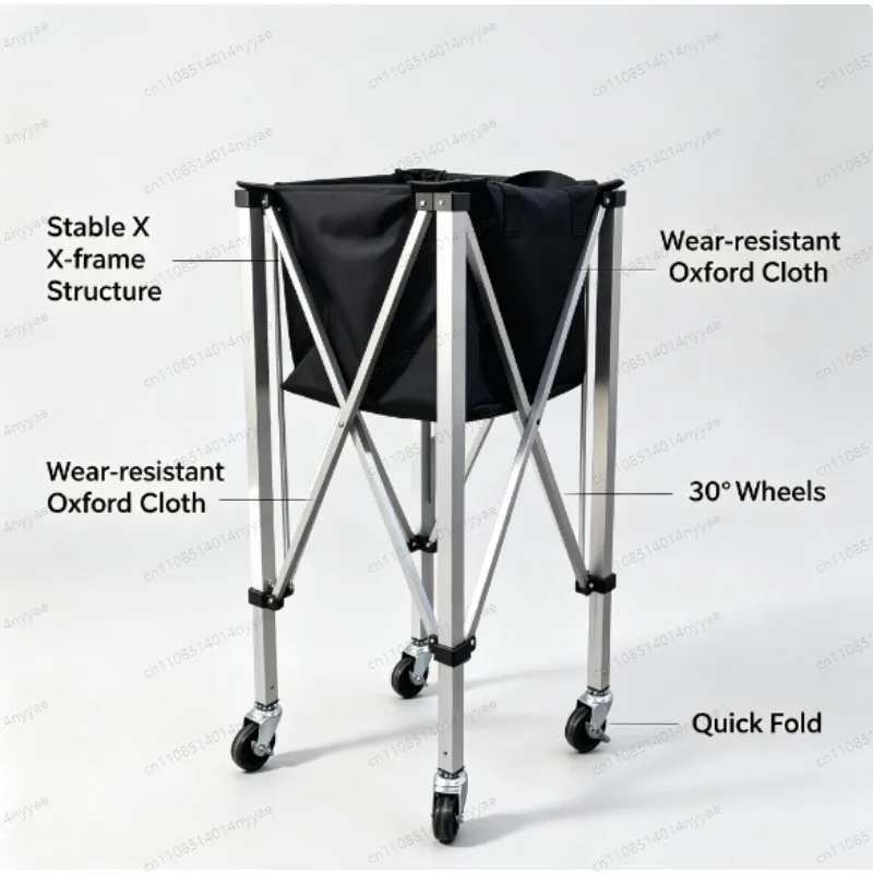 Aluminum Alloy Sports Rack - Foldable & Lightweight Tennis/Bat Holder for Home, Gym & Coaches