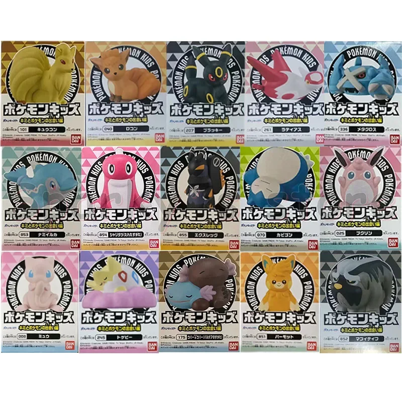 Bandai Original CANDY TOY/EX CASHAPON Gashapon Pokemon Kids Anime Figure Toys For Boys Girls Kids Children Birthday Gifts Model