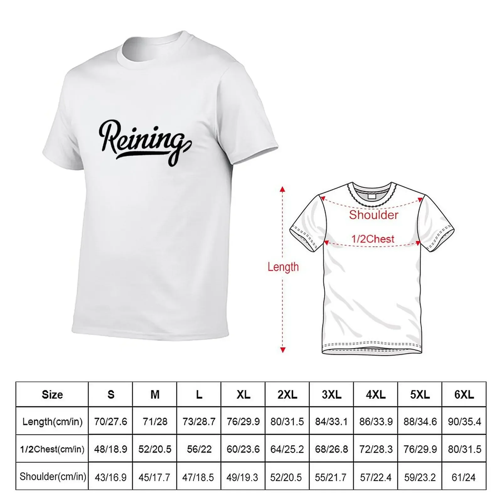 Reining T-Shirt shirts graphic tee street wear oversizeds vintage t shirt men