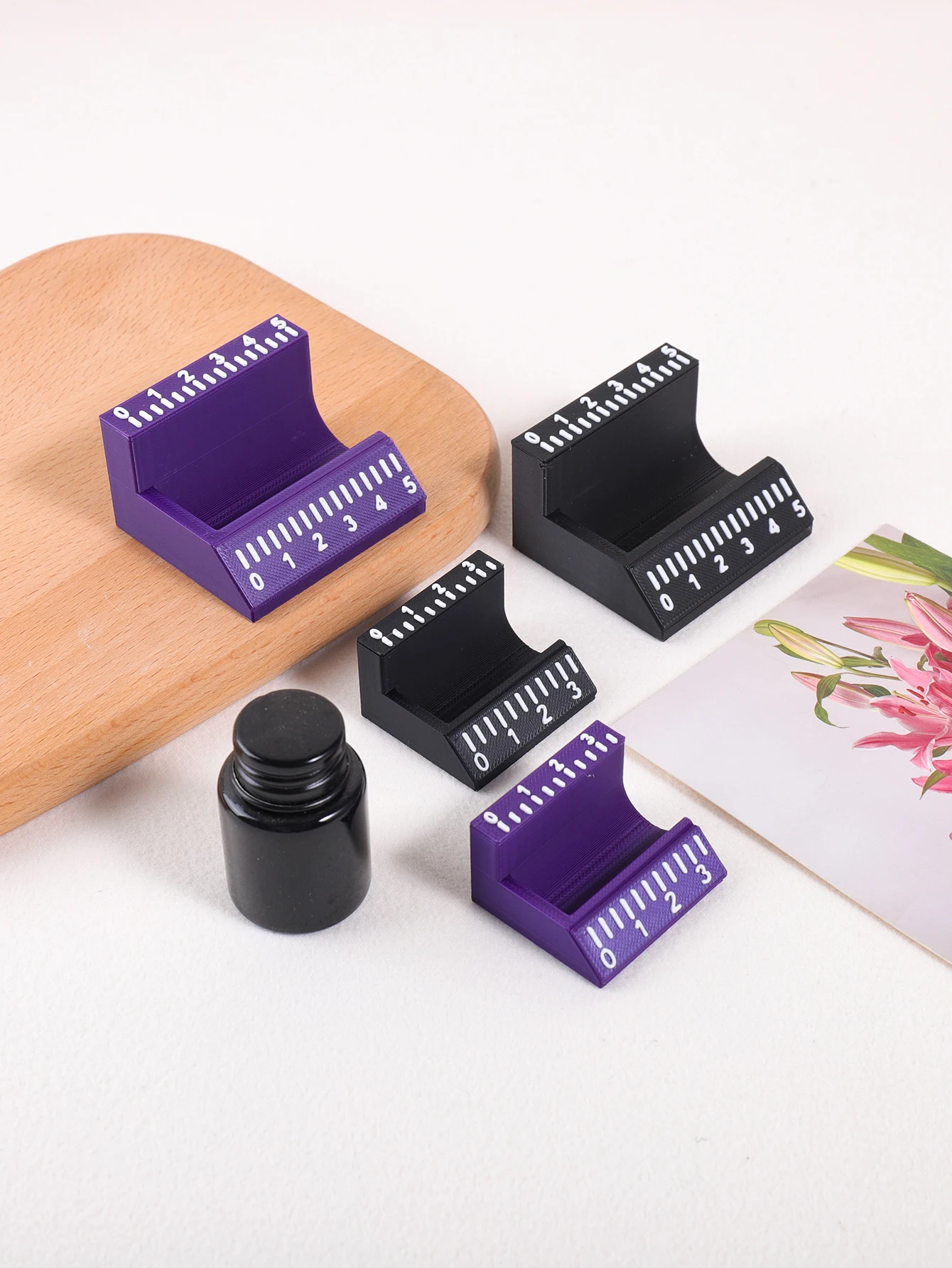 3ml/5ml Fläschchen-Etikettenapplikator Einfache Ausrichtung Präzises Aufkleberwerkzeug Wiederverwendbares Zeitsparendes Etikettierwerkzeug-Set für Kleine Flaschen – Detail 5