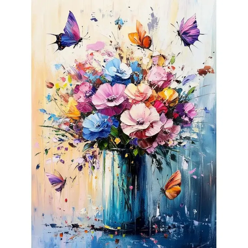 

Наборы для рисования по номерам: Декор для дома, Картины по номерам, Рисунки растений на холсте, Ручная роспись, Декор для дома, Подарок