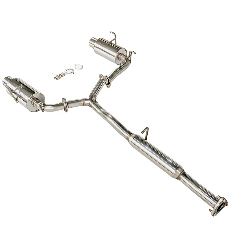 Ajuste 00-06 Honda S2000 Sistema de escape Catback de acero inoxidable de 2,5" Punta de silenciador de 3,5"