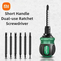 Xiaomi High Quality Ratchet Screwdriver Set with Multifunctional Adjustable Inner Cross Shaped Triangular Portable Screw Driver