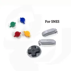 Buttons keys For SNES game controller L R buttons cross direct pad buttons Repair Replacement Accessories