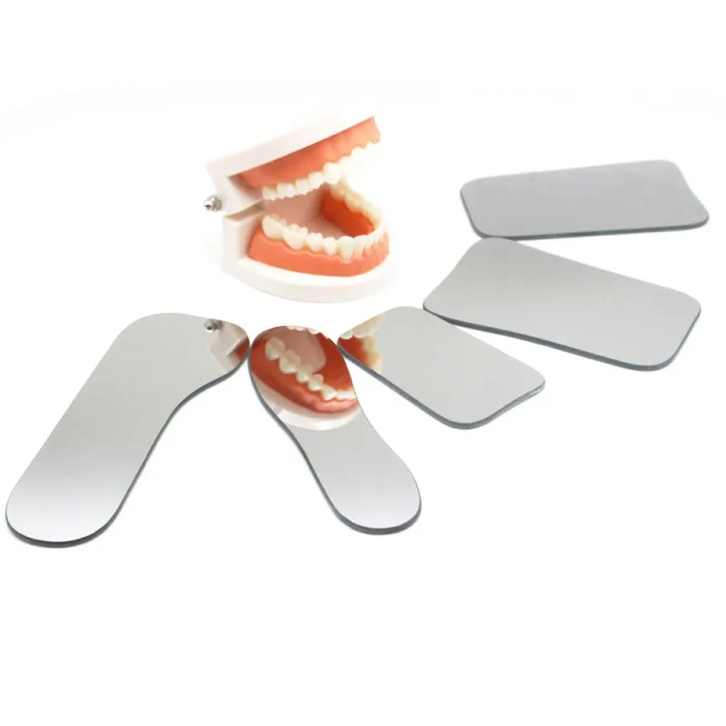 

5Pcs/Set Dental Intra Oral Reflector Orthodontic Double-Sided Mirrors Glass Material Dental Tools