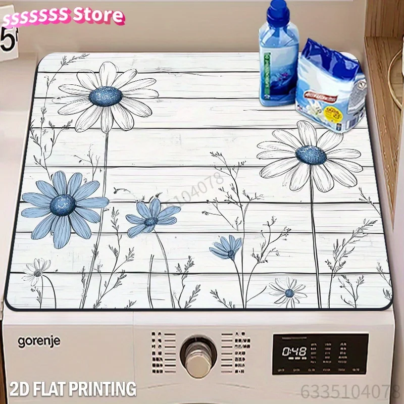Stable non-slip draining pad stays put under wet dishes. Breathable material helps air-dry tableware faster.