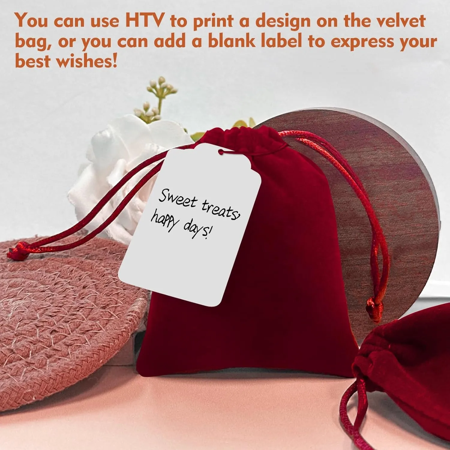 20Pcs Velvet Drawstring Pouches,3x4 inch Premium Jewelry Candy Dice Gift Bags,Small Velvet Bags for Wedding Party Valentine's