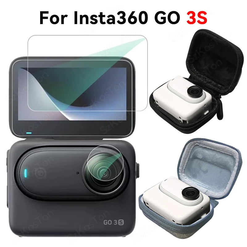 

Screen Lens Protector Film for Insta 360 GO 3S Tempered Glass Protective Film Insta360 GO3S HD Anti-Dust Lens Screen Protection