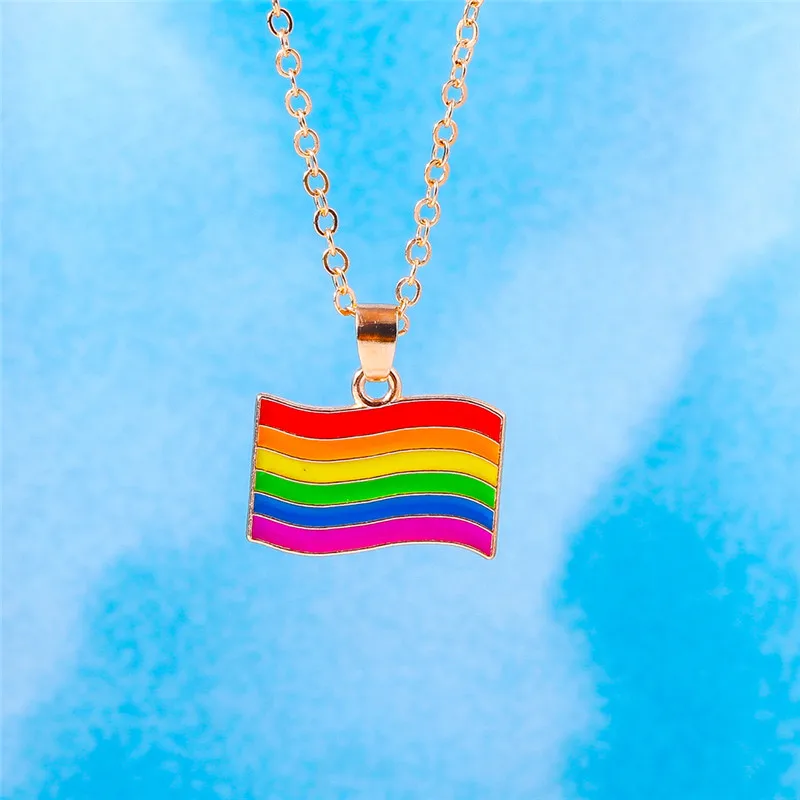 Aihua Bunte Regenbogen-Halskette für Damen, Lederseil-Kette, Wolke, Regenbogen-Anhänger, Halskette, niedlicher Sommer-Strand-Schmuck, Geschenke – Detail 27