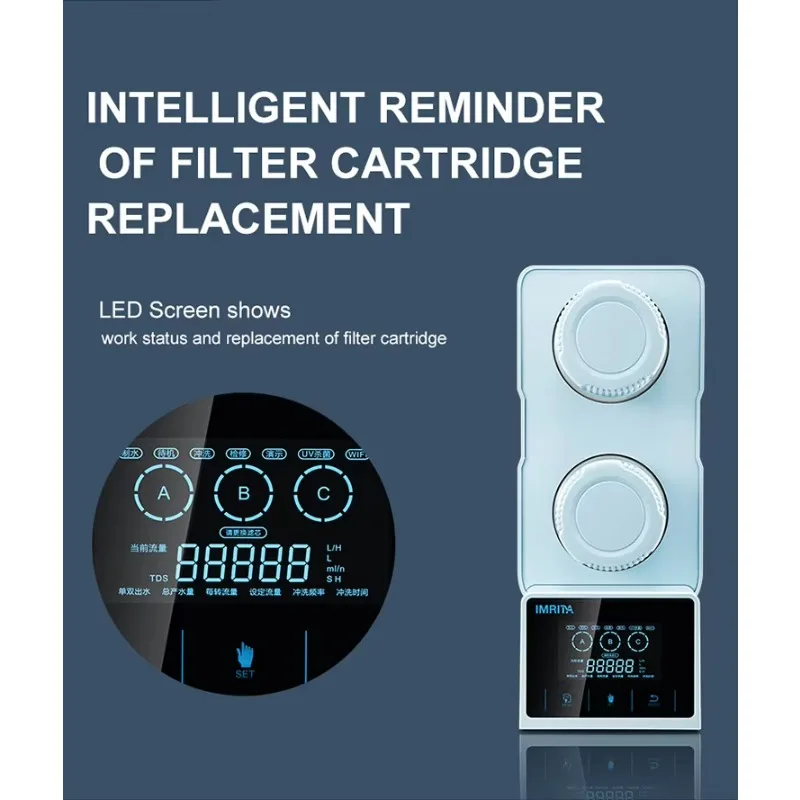 STLF gran oferta sistema Ro 800 Gpd ósmosis inversa debajo del fregadero sistema purificador de agua potable de ósmosis inversa RO de 3 etapas