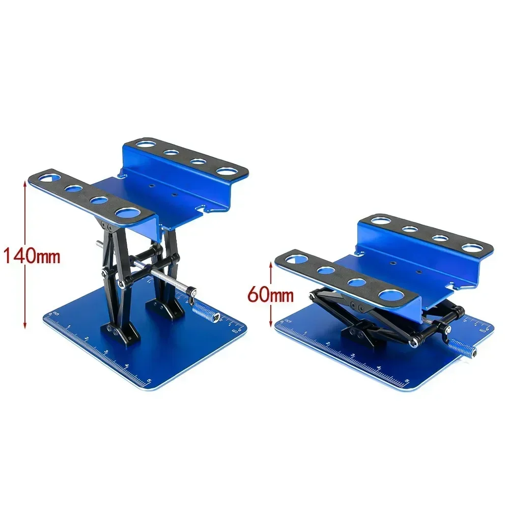 RC Car Repair Work Stand Adjustable Height Assembly Platform for TRX4 Redcat Axial Arrma Kraton Slash 1/10 1/8 1/12 RC Car