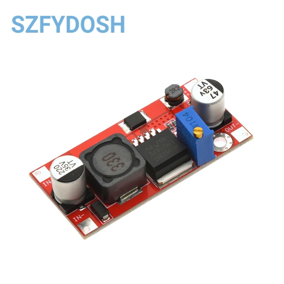 3A 4-34 فولت إلى 5 فولت-60 فولت LM2587 DC-DC قابل للتعديل دفعة وحدة الطاقة 12 فولت 24 فولت إلى 36 فولت 48 فولت