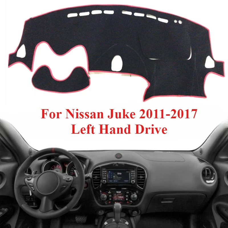 

Для Nissan Juke 2011 2012 2013 2014 2015 2016 2017 автомобильный защитный коврик для приборной панели силиконовый нескользящий коврик авто солнцезащитный козырек