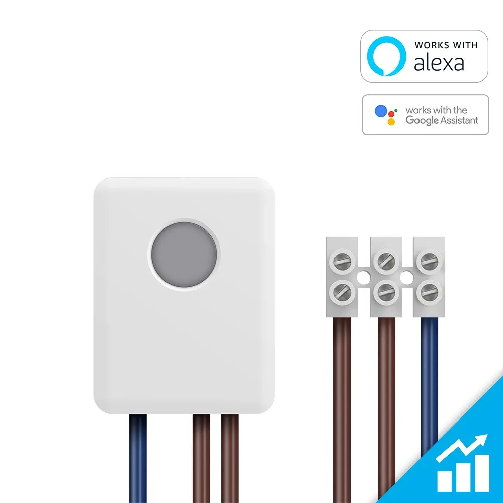 SCB1E Wireless WiFi Control Box Power Statistics Remote Control Timing Switch APP Intelligent Timing Voice Control