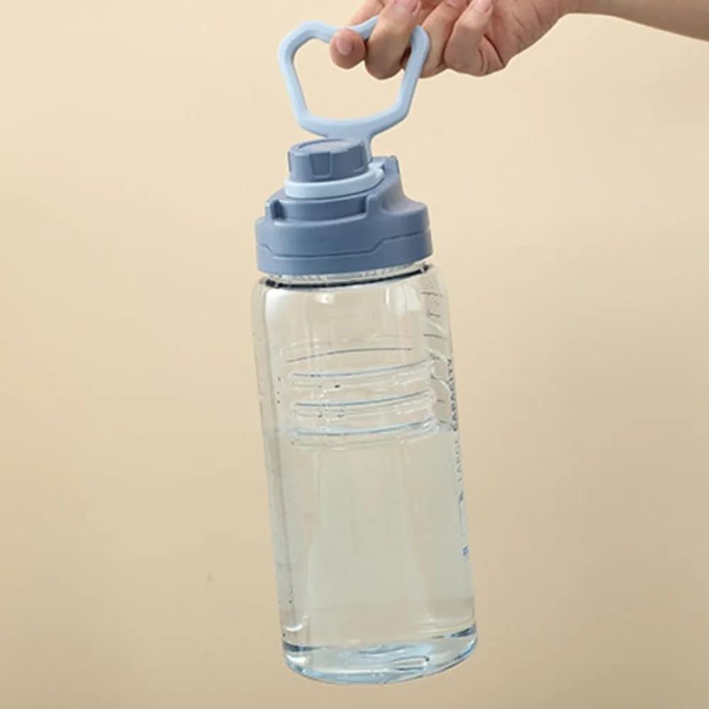 1500ml Sports Water Cup Transparent Large Capacity Fitness Water Bottle Leakproof Portable Fitness Drinking Bottle Hiking