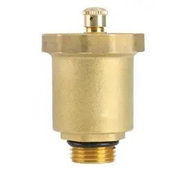 Brass Automatic Air Vent Valve 1/2 inch Male Thread for Solar Water Heater Pressure Relief Valve Tools Air Vent Valve