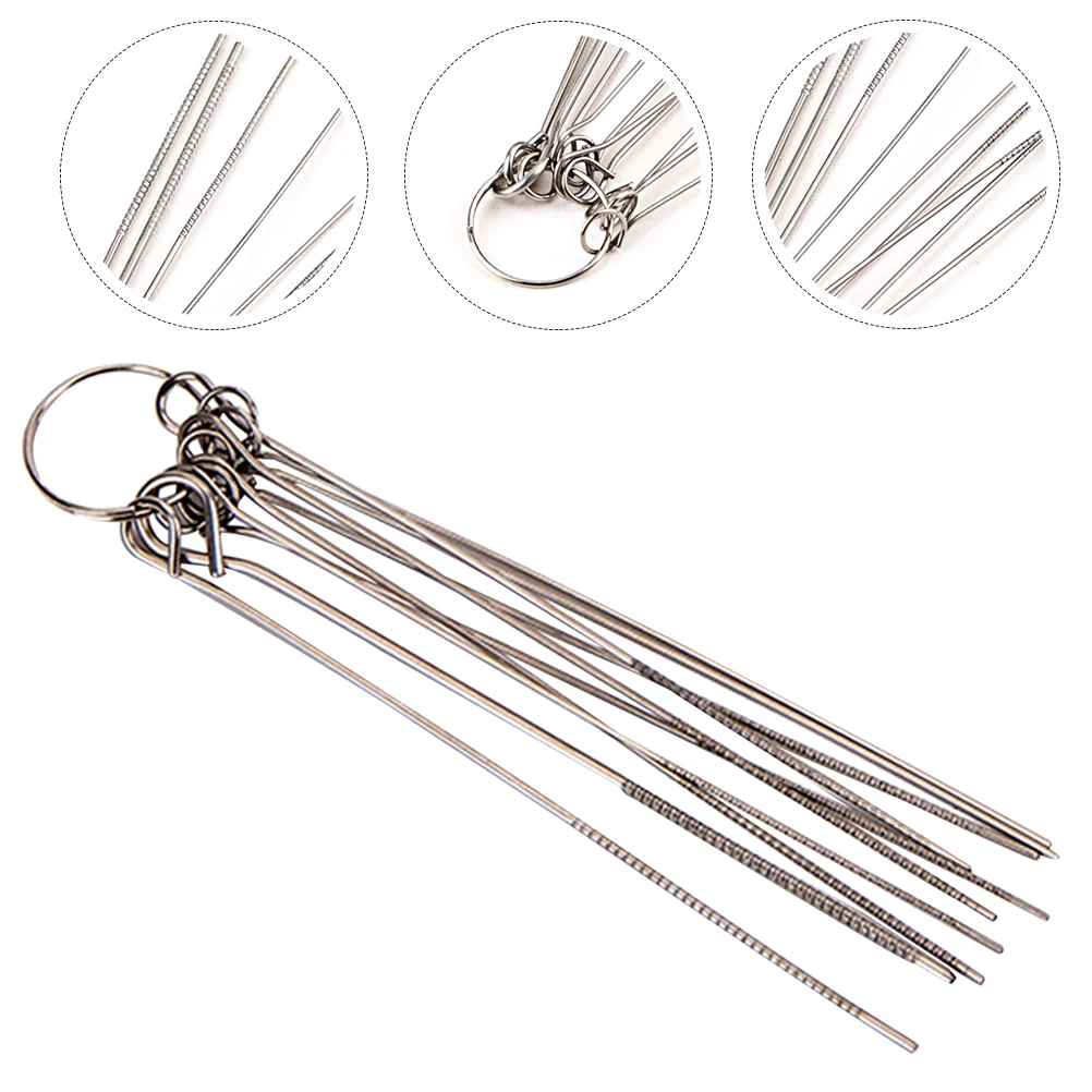 

Polishing Stick Silk Nut File Electric Guitar Fret Line Repair Tools Durable Material Clear Sound Practical Storage Convenient