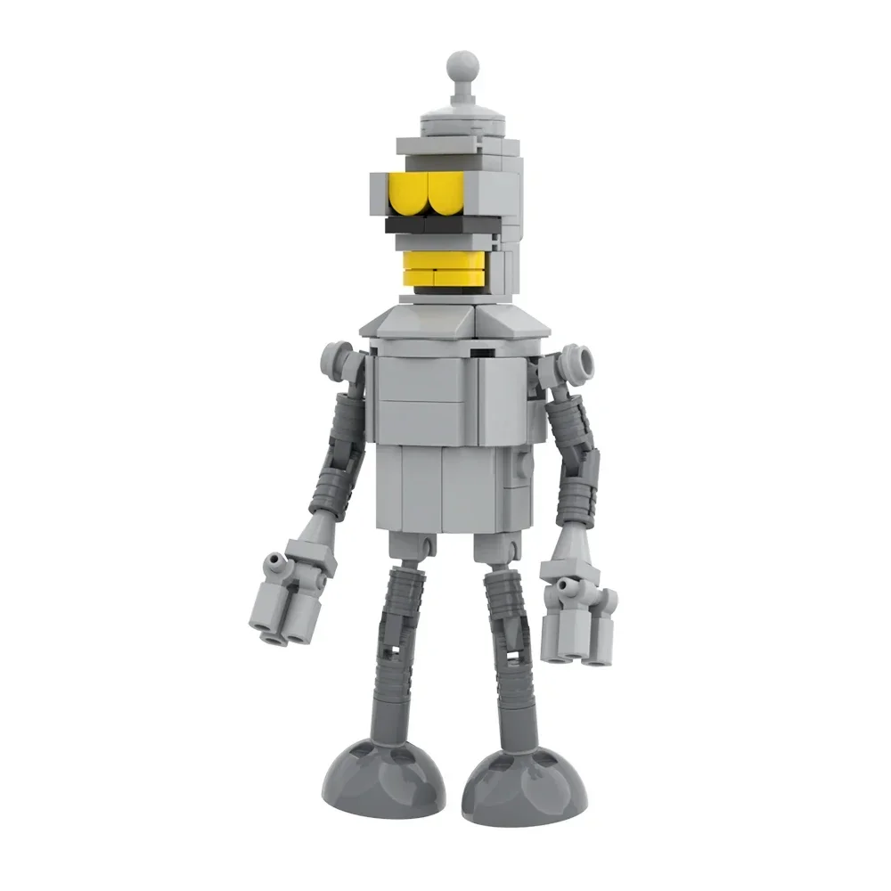 Moc futuramaed Bender Figur Bausteine Set Komödie animierte Charakter Modell Spielzeug für Kinder Geschenke