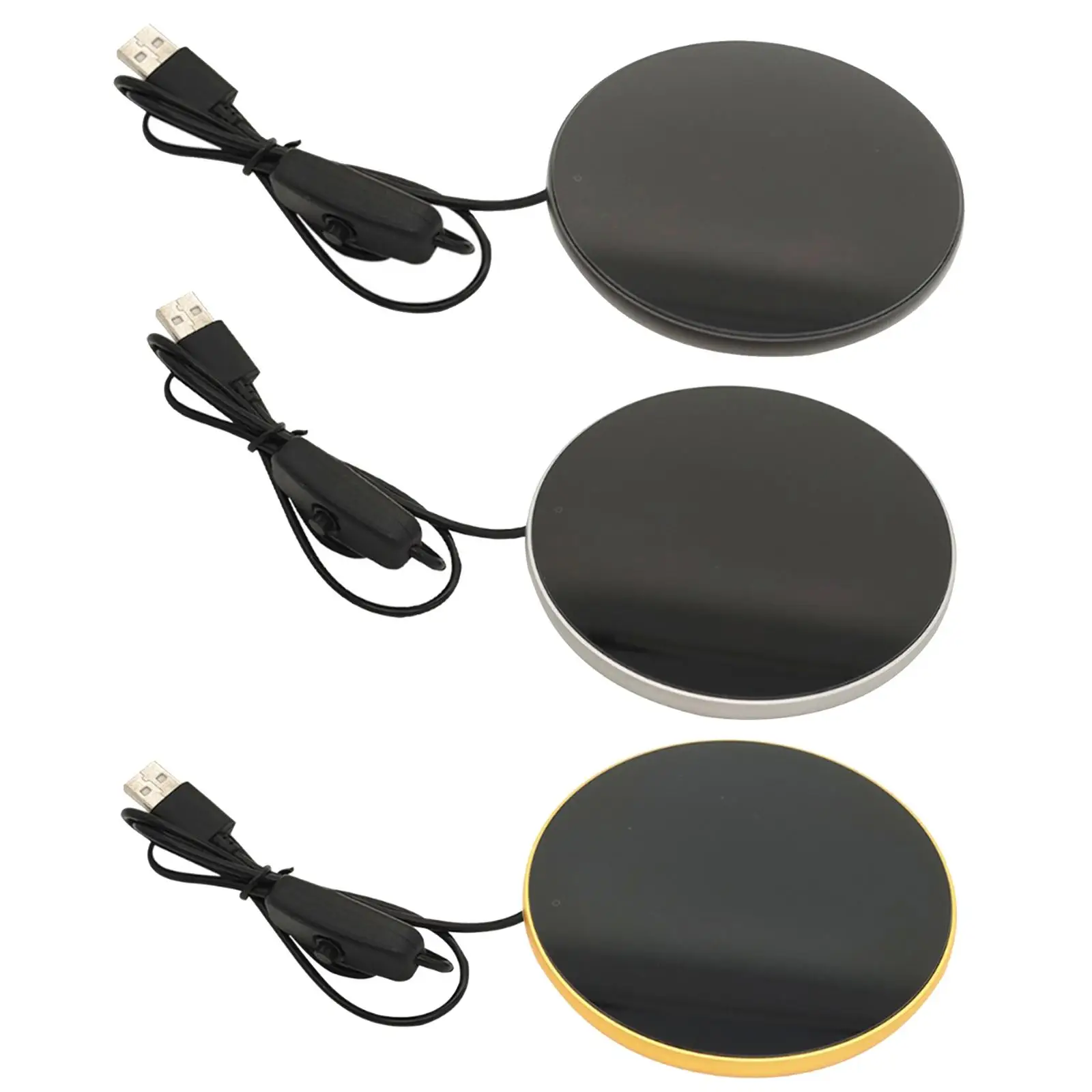 Electric Mug Heater Heating Plate Cup Warmer Cup Warmer Mat for Traveling