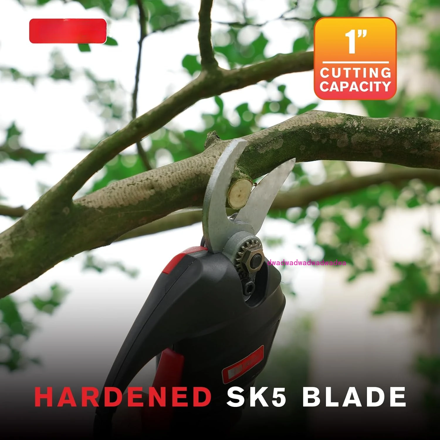 Pole Pruning Shear, Battery Powered Cordless Electric Pruning, Tree Pruner with Rechargeable Battery, 1.2 Inch Cutting Diameter