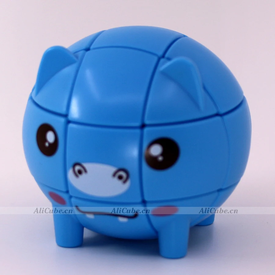 Spherical Animal 3x3x3 Magic Cube Cute Logic Toy Professional Eduztional Game Puzzle 3x3