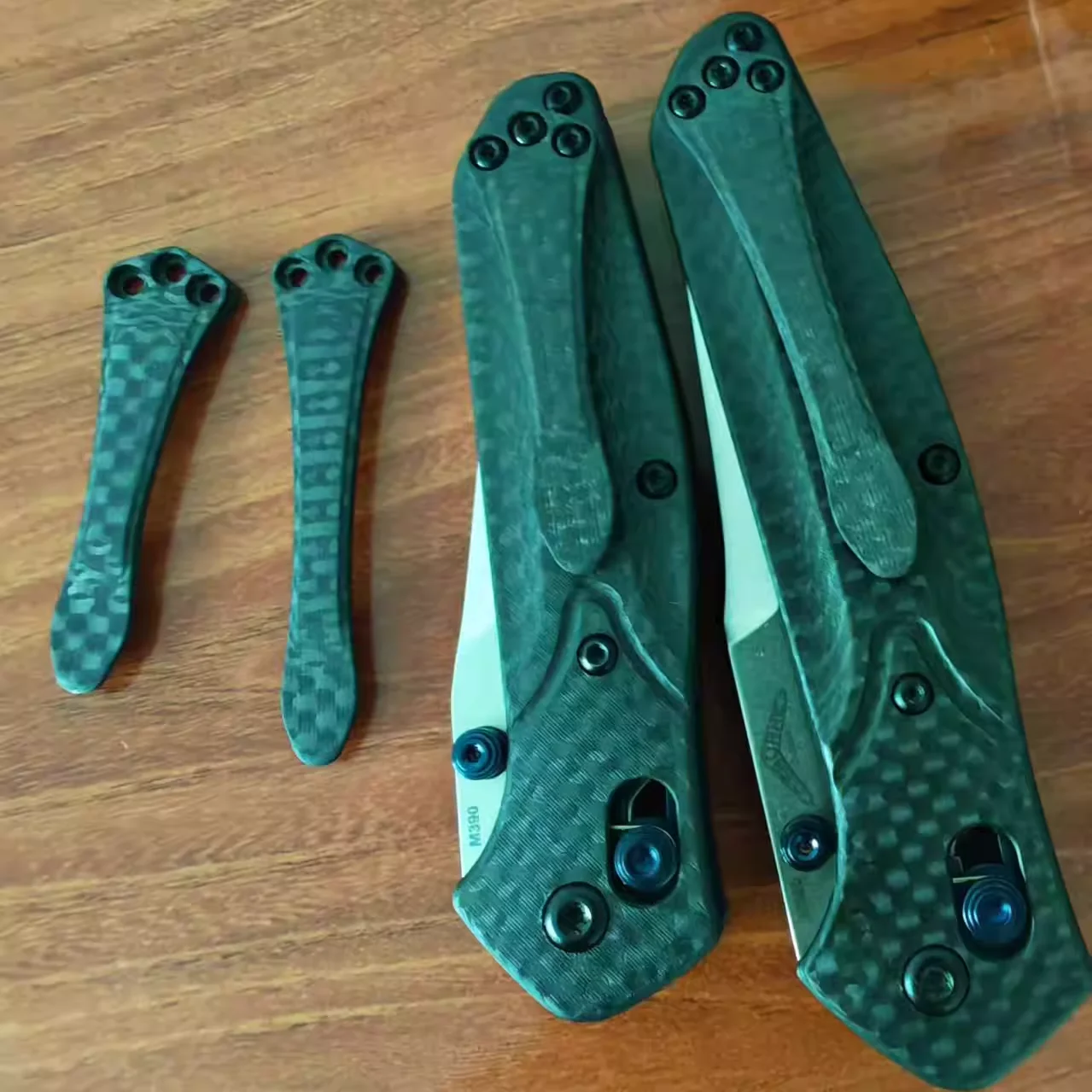 

Цельный карманный зажим из углеродного волокна для Benchmade 533.535.556.551.940.943.945, аксессуары для ножей «сделай сам»