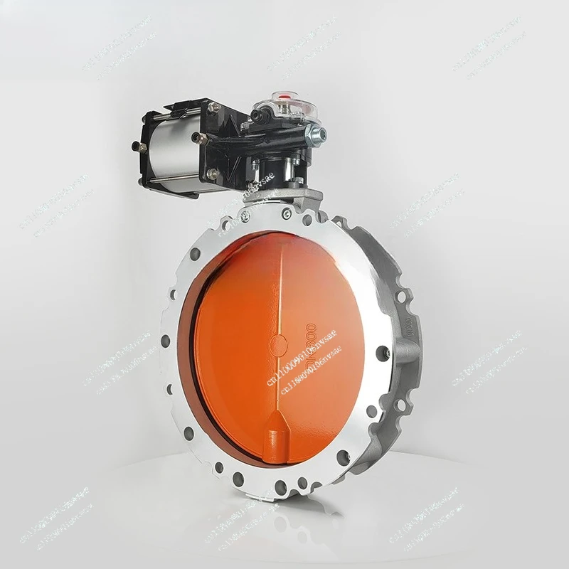 

Pneumatic Dust Butterfly Valve V2FS/V1FS Powder Terminal Cement Ventilation Butterfly Single and Double Flange