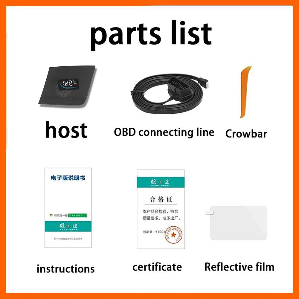 ZJCGO Car HUD Head Up Display Speedometer Projector Alarm Electronic Accessories for Toyota Camry Aurion XV50 2012~2017