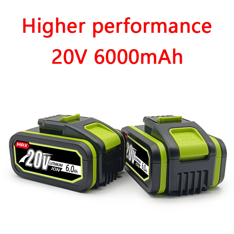 

2023 New 20V 6000mAh High-Capacity Lithium Battery, Suitable For Power Tools WX386 WA3551 WA3553 WX390 WX176 WX178 WX678.