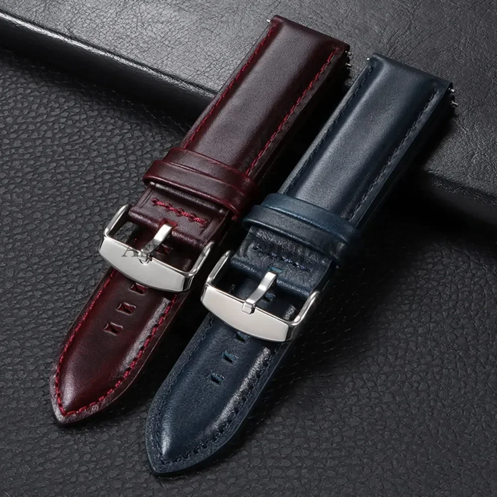 18 мм, 20 мм, 22 мм, 24 мм, 26 мм, быстросъемный ремешок для часов из натуральной кожи, черный, коричневый браслет для браслетов DW Daniel Wellington
