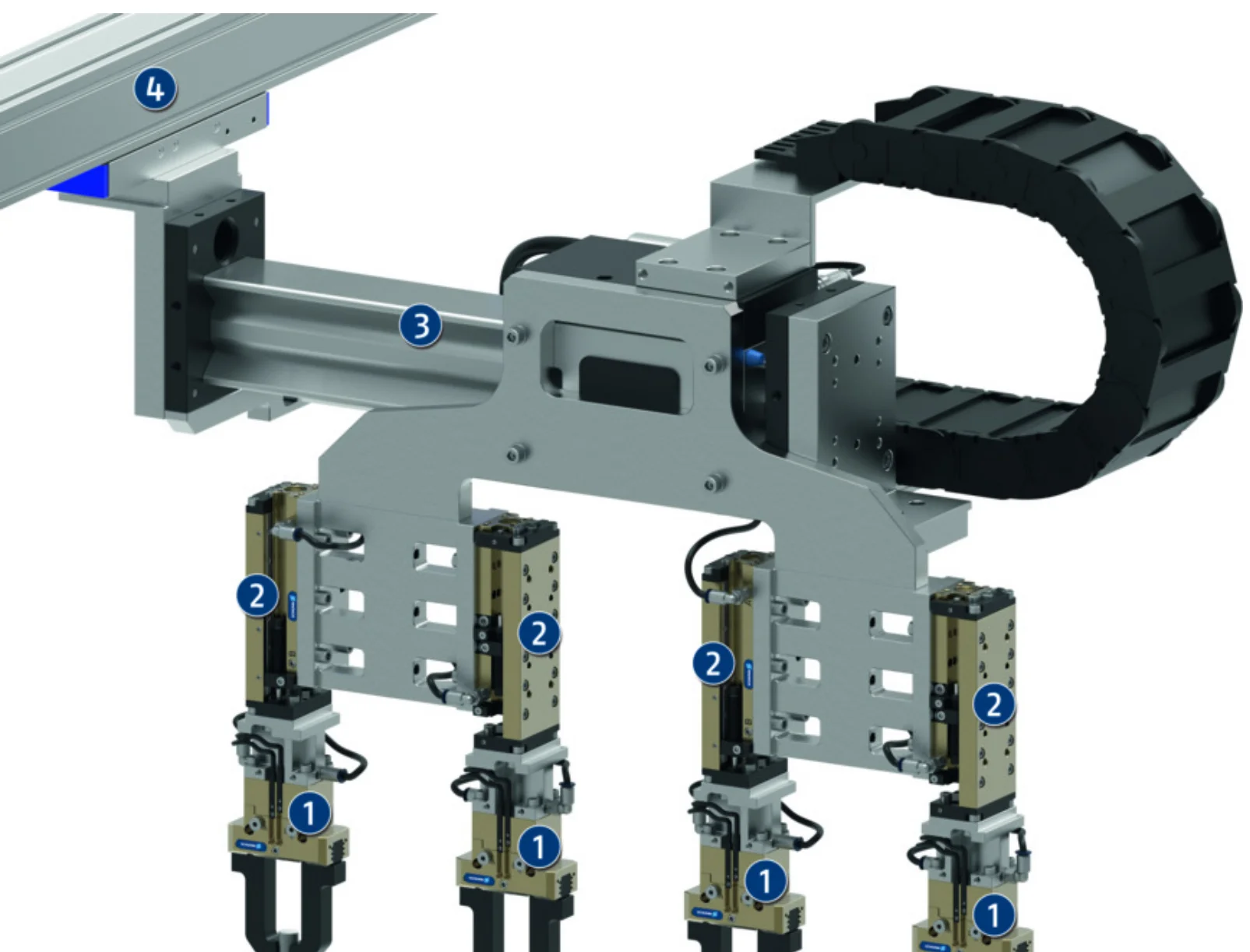 Flexible Electric Robot Gripper for Cobots and KUKA Robots, Universal Gripper for Packing and 3C Industry Tasks