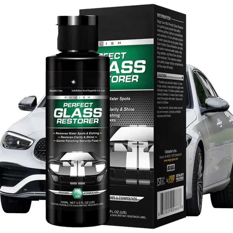 For Refer To Description Glass Oil Film Remover Oil Film Remover Car Window Glass Cleaner Powerful Glass Cleaner Oil Stain