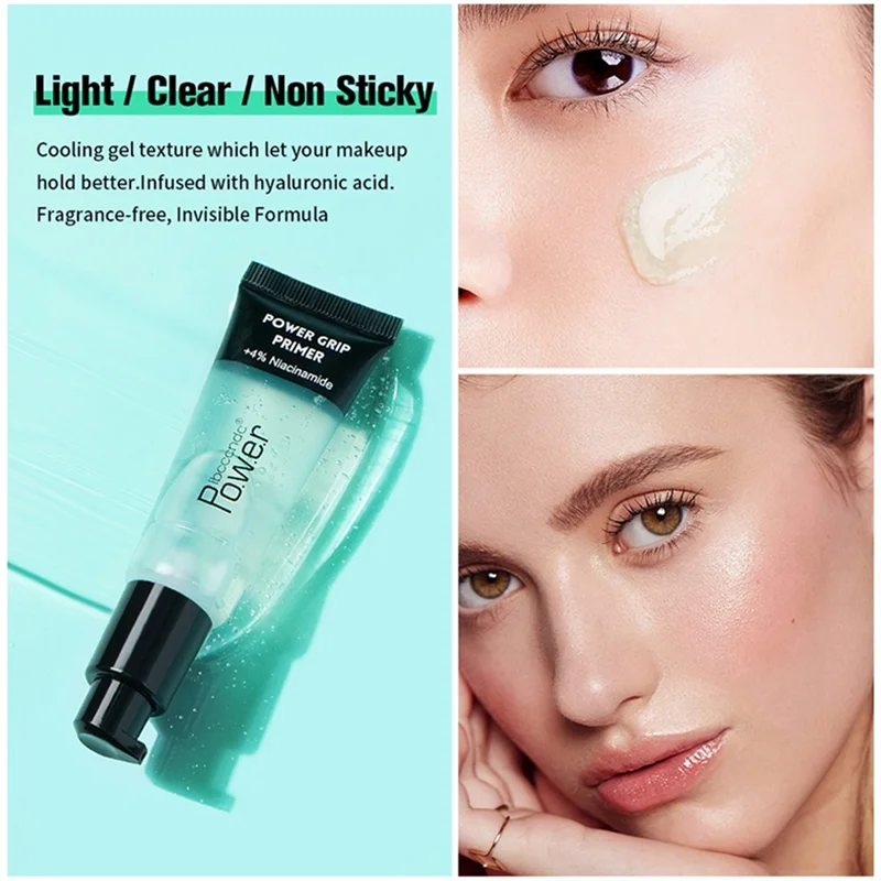 Ibcccndc Pre-trucco Gel correttore idratante invisibile Pore Primer Gel Pre-trucco Primer rosa