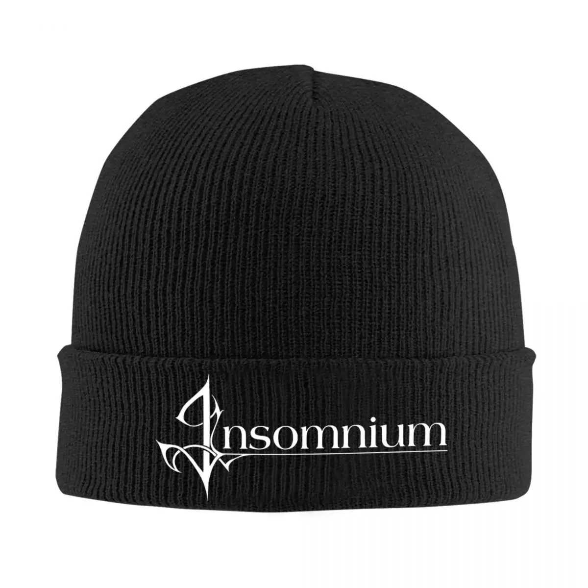 Men Women Cuff Beanie INSOMNIUM BAND Rock Metal Merch Warm Winter Skullies Knitted Caps Bonnet Knit Hat