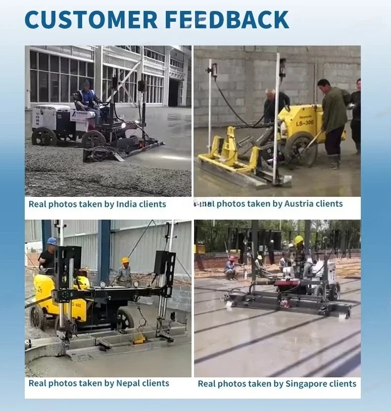 Telescopic Boom Laser Screed Laser Concrete Paving Leveler Laser Concrete Floor Leveling Machine