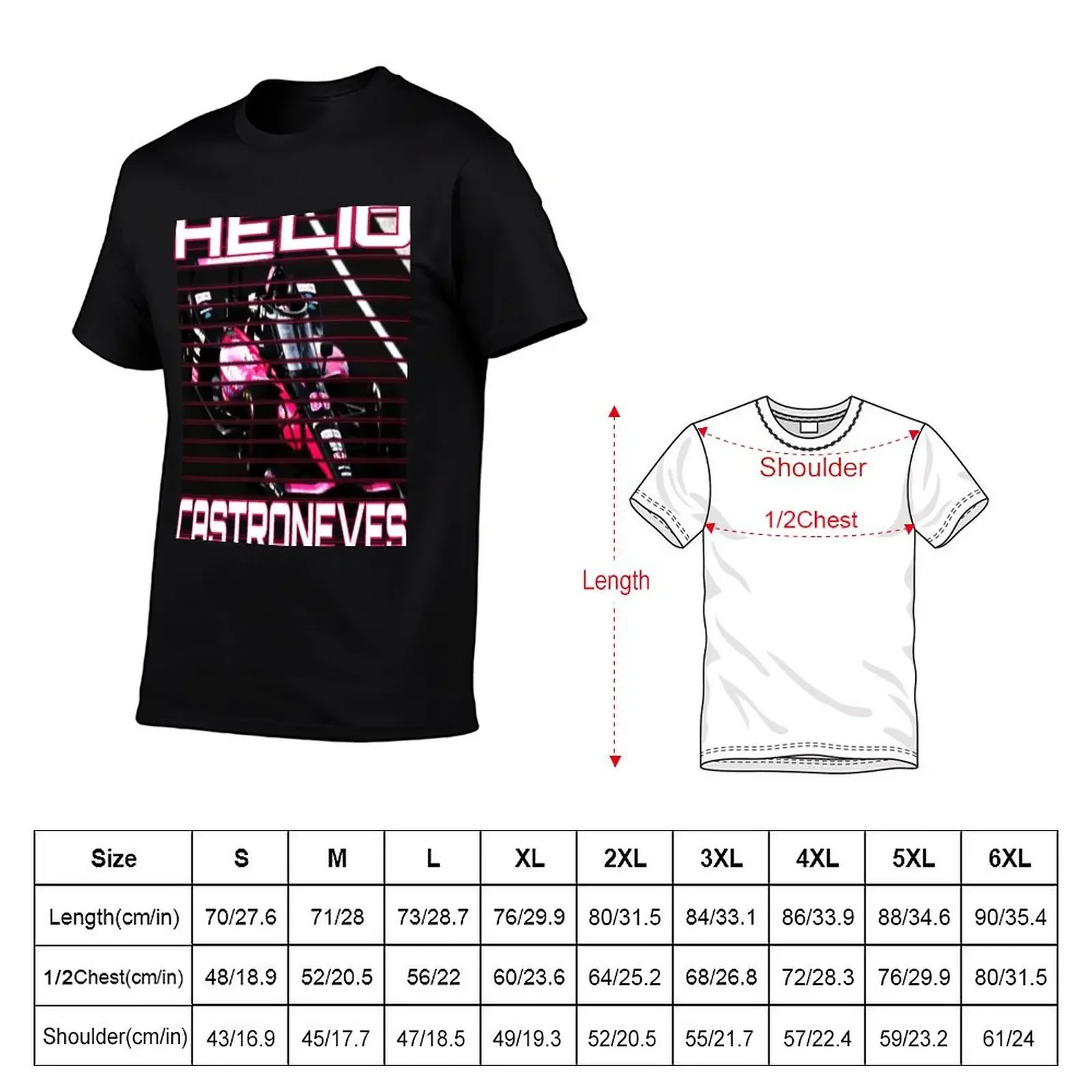 helio castroneves racing T-Shirt hippie clothes graphic t shirt vintage customs mens graphic t-shirts hip hop