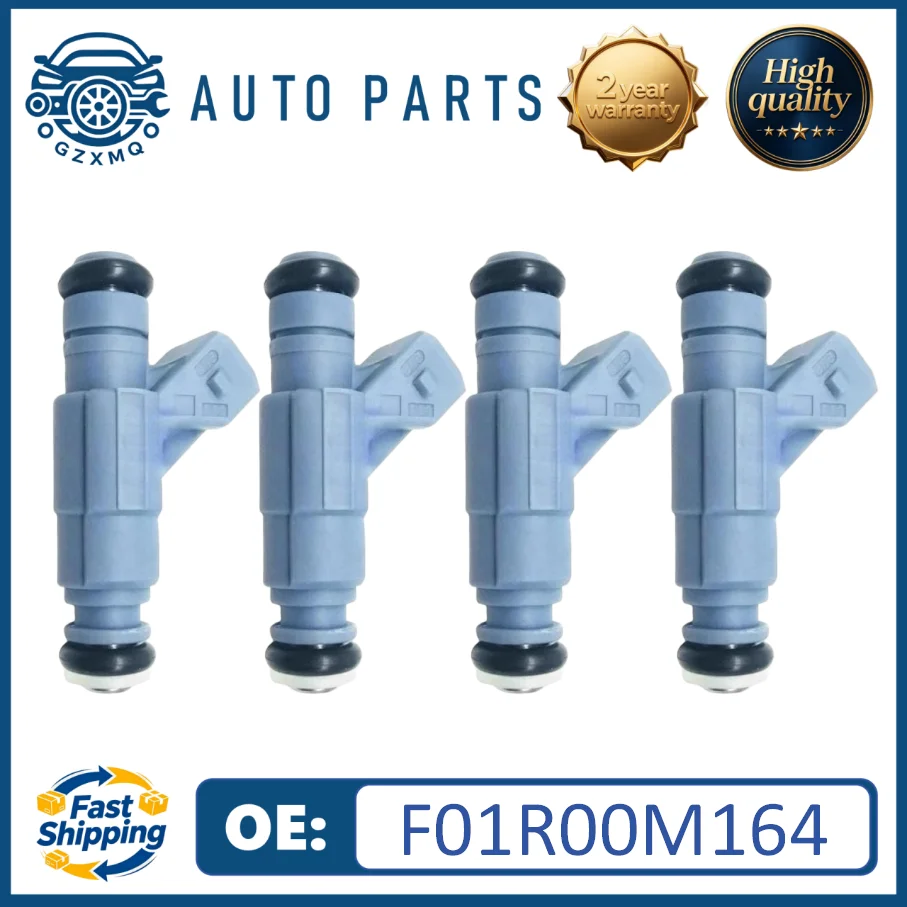 4pcs F01R00M164 Fuel Injectors for Chery E3477 1.6L Wuling BYD BYD F3 Xiali # DHMK-8170
