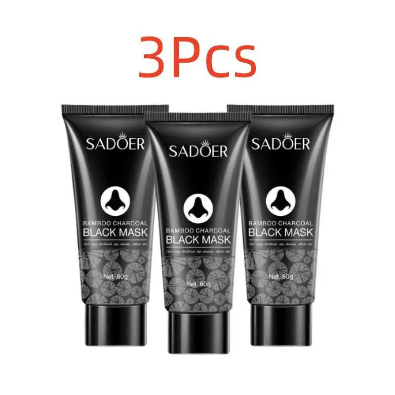 

3Pcs Bamboo Charcoal Blackhead Absorbing Nasal Mask Gentle Cleansing Sucks Out Blackheads T-Zone