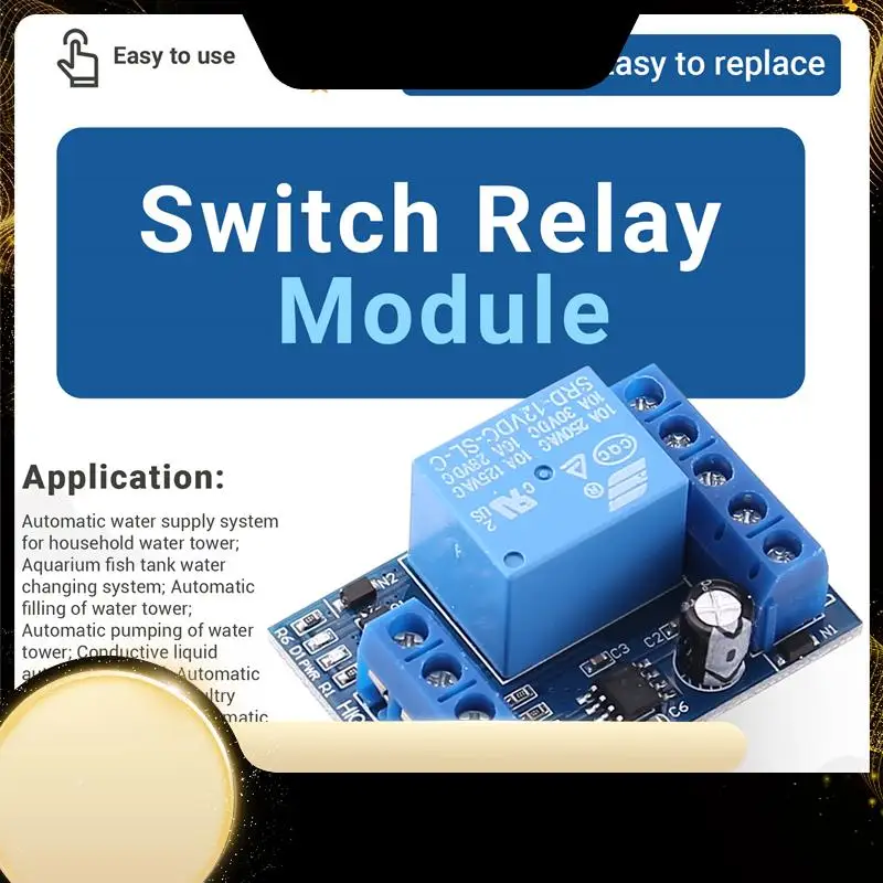 

2 в 1, автоматический контроллер для заливки воды, 12 В постоянного тока, датчик уровня жидкости, релейный модуль для двигателя, аквариума, водяной дом