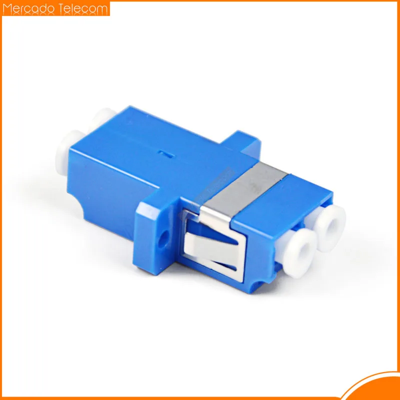 Adaptador de fibra óptica LC UPC, acoplador de fibra de modo único simple/dúplex, envío gratis, 50 unidades por lote