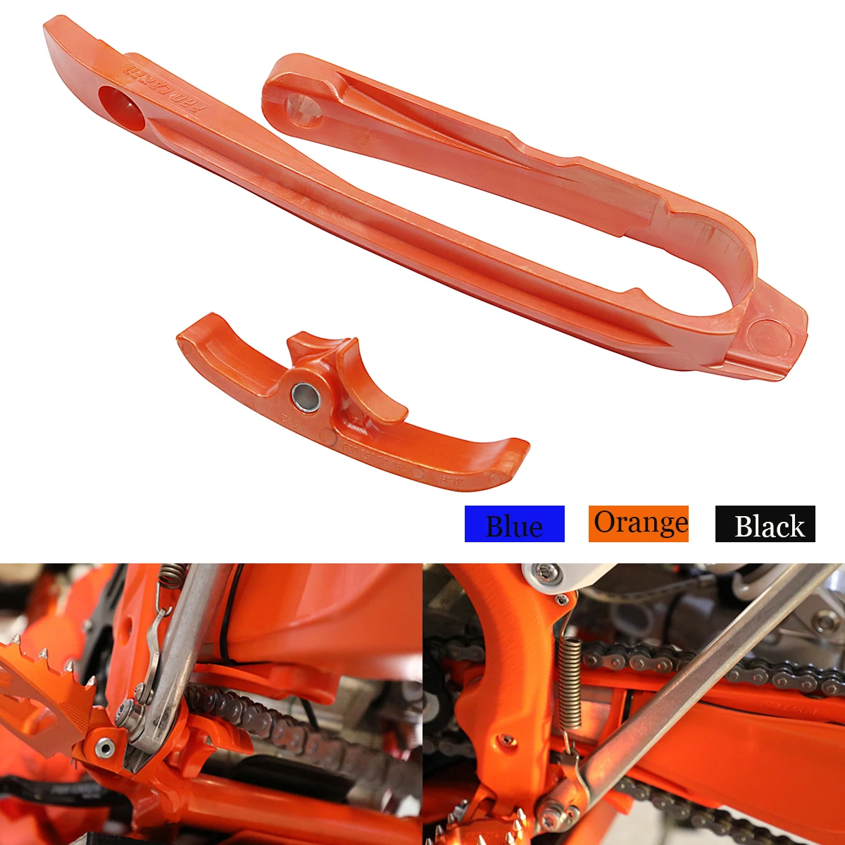 

Motorcycle Chain Slider Sliding Swingarm Guide For KTM 125 150 250 300 350 450 500 EXC EXC-F SX SX-F XC XC-F XCW XCF-W 2017–2023