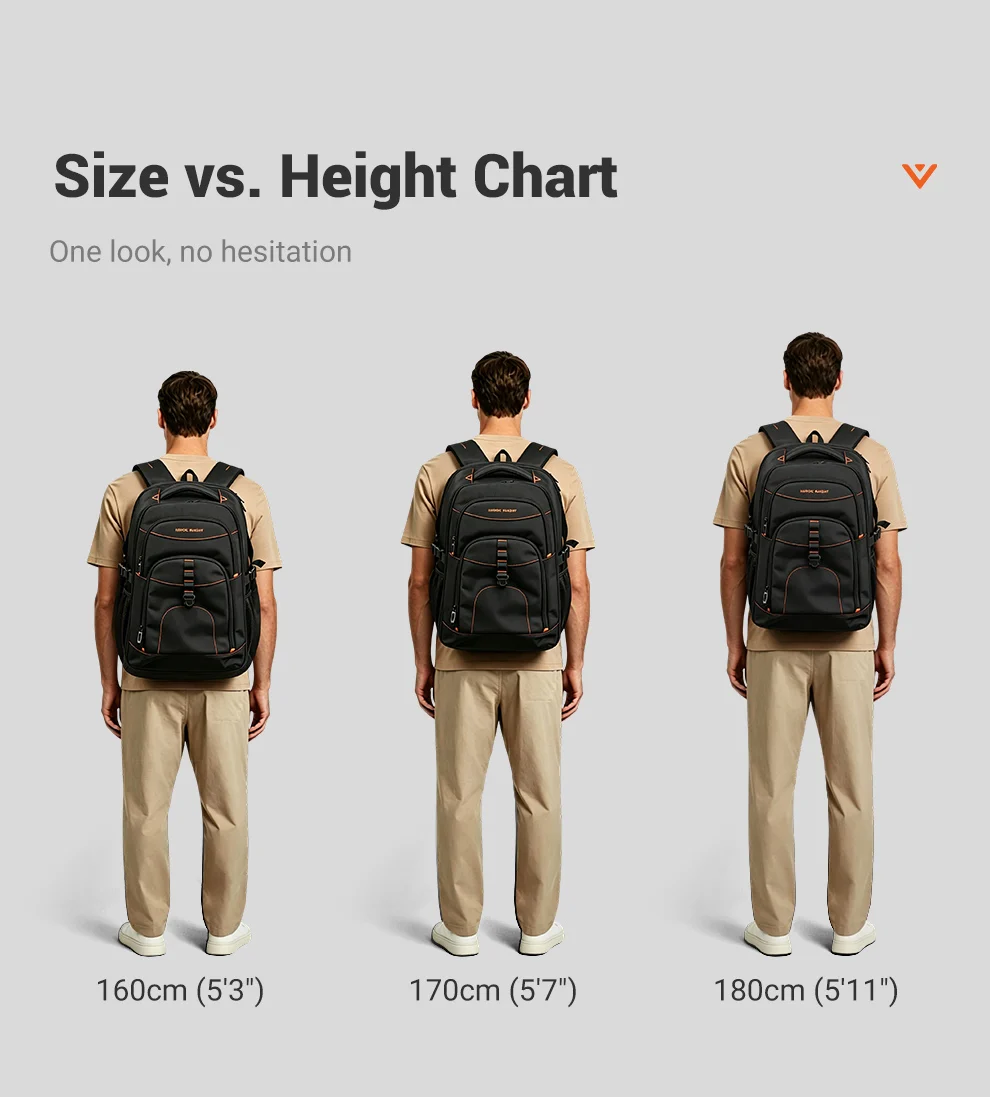 Heroic Knight Multi-function Business Backpack For Men Travel Expandable 17.3" Laptop Bag USB Waterproof Stylish College Daypack